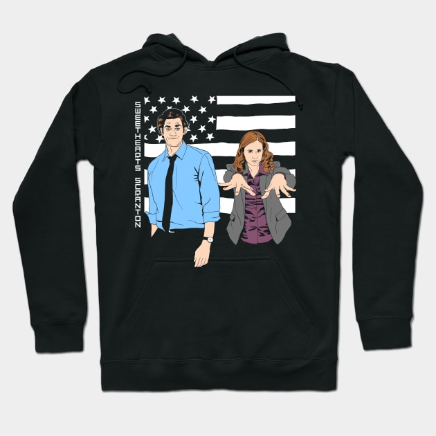 Scranton Sweethearts Hoodie by zerobriant